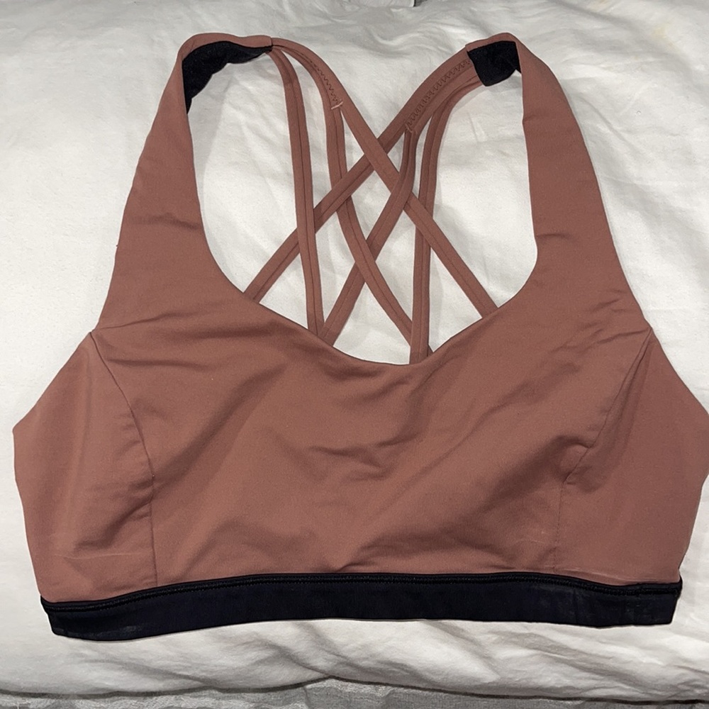 Lululemon Free To Be Serene Bra Henna / Black EUC